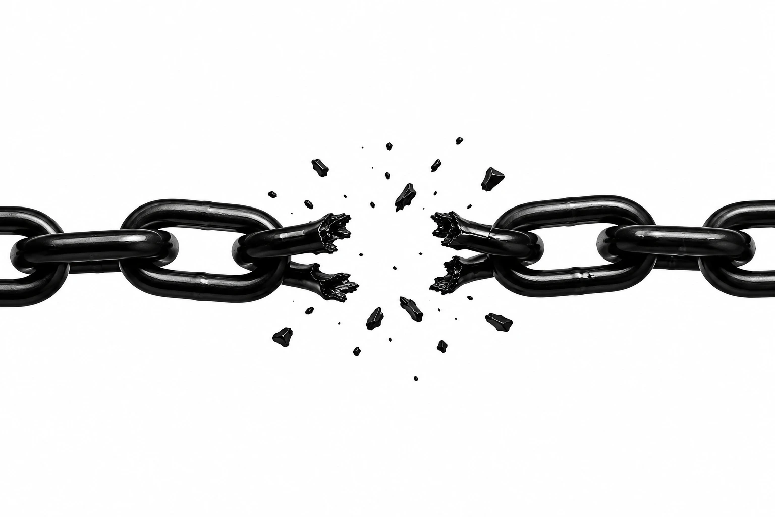 broken chain image below the topic the independence