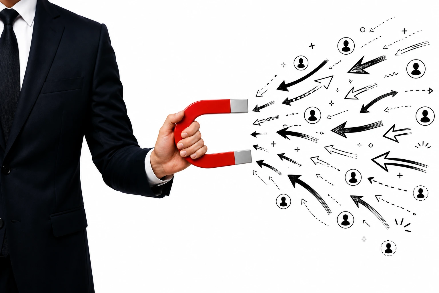 leads with magnet image below generating leads topic