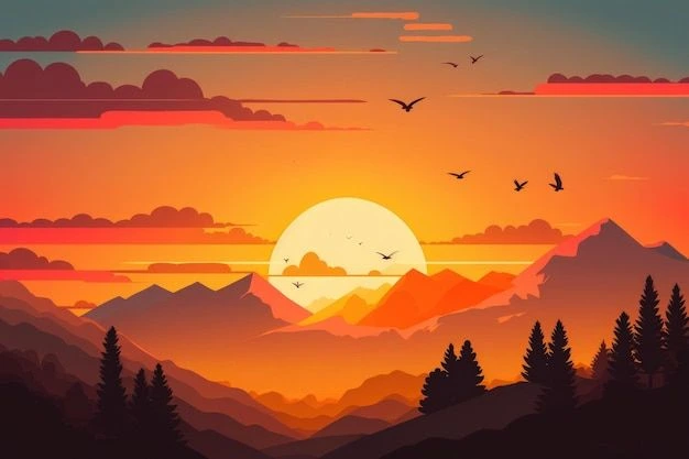 sunrise image (illustration) below the topic rise of a brand