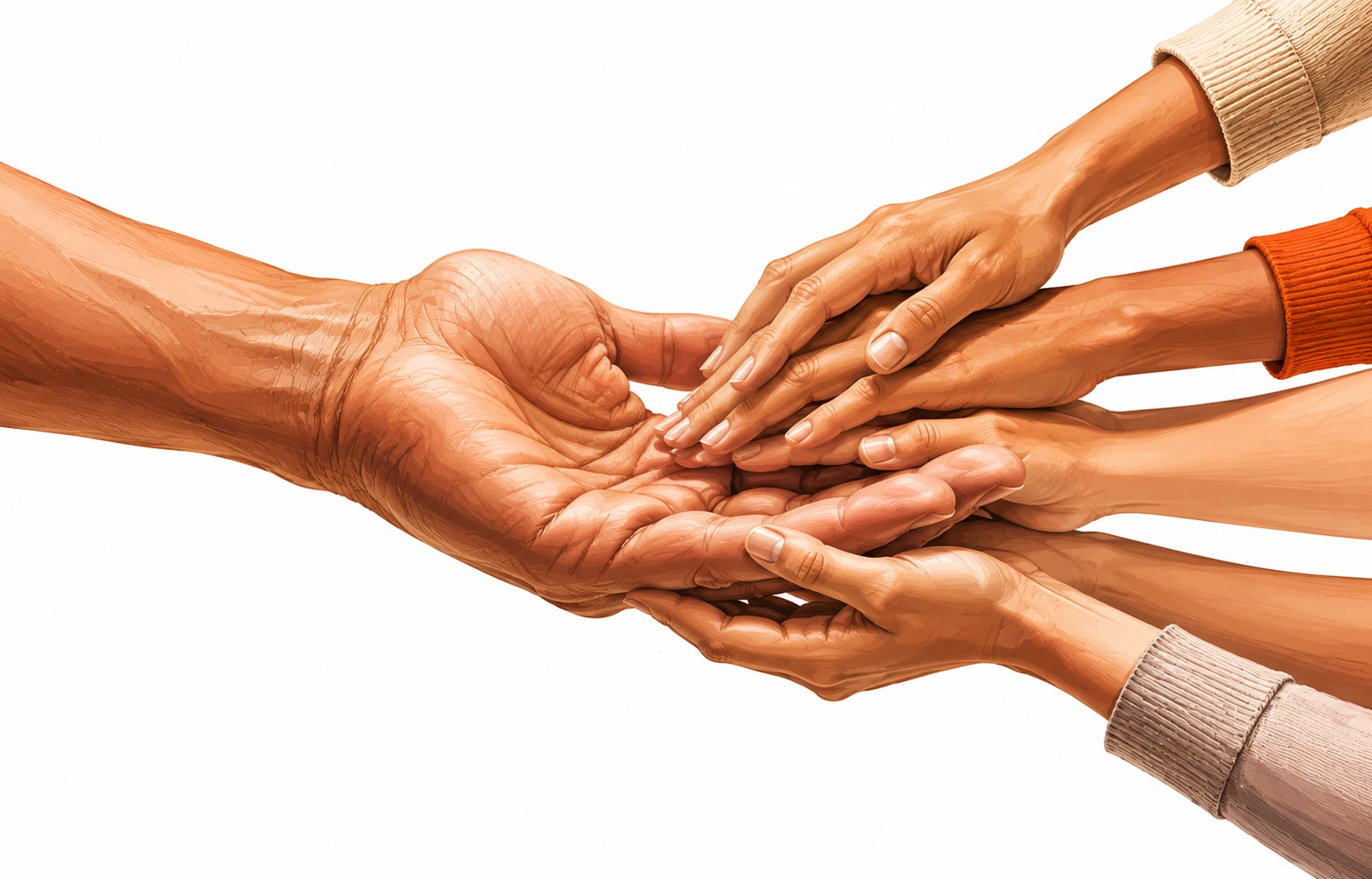 Trust hand image below introduction THE ROLE OF A PORTFOLIO WEBSITE IN A DIGITAL MARKETERS JOURNEY
